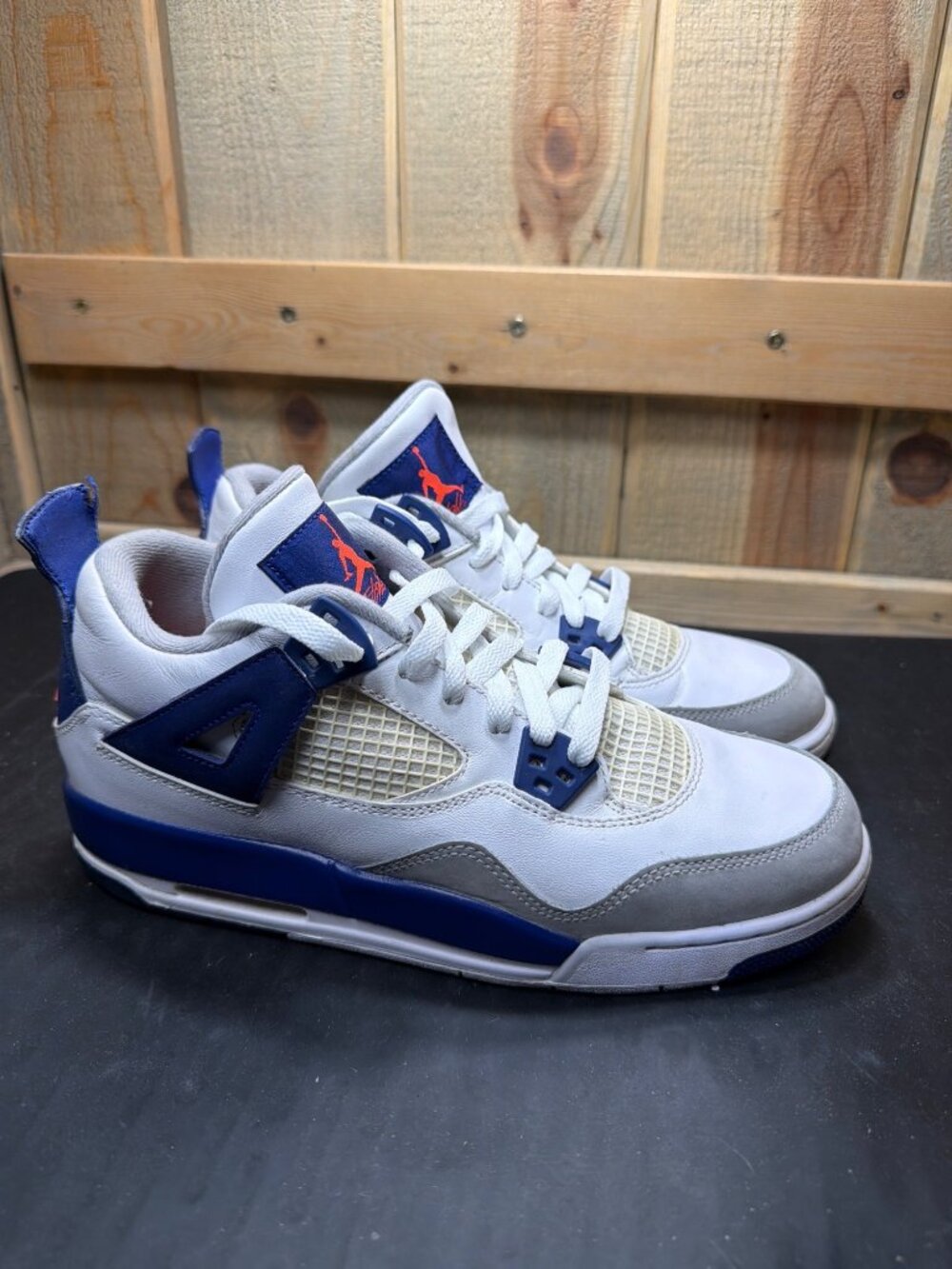 Air Jordan 4 Retro GS Knicks Deep Royal Blue Youth 7Y 487724-132